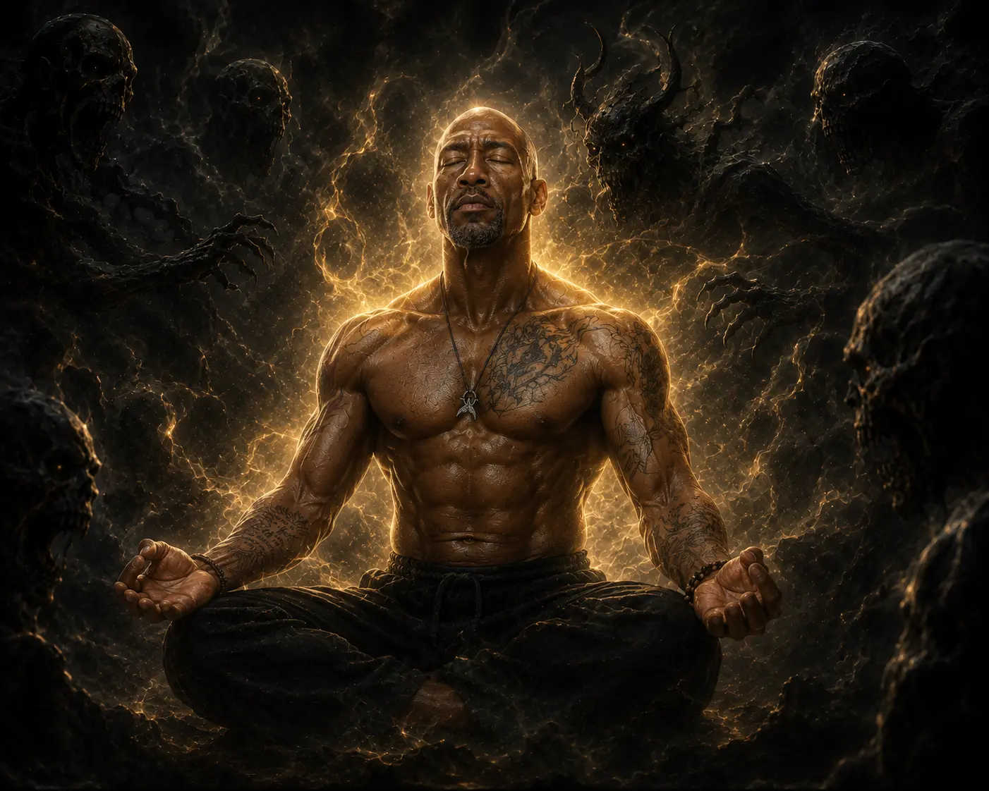 Ezra Masters awakening through the fight — The Last Dragon.